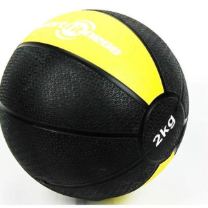 Balón Medicinal 2kg Negro/Amarillo