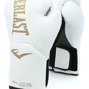 Guantes De Boxeo Blanco-Dorado Everlast