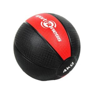 Balón Medicinal Negro/Rojo 4kg